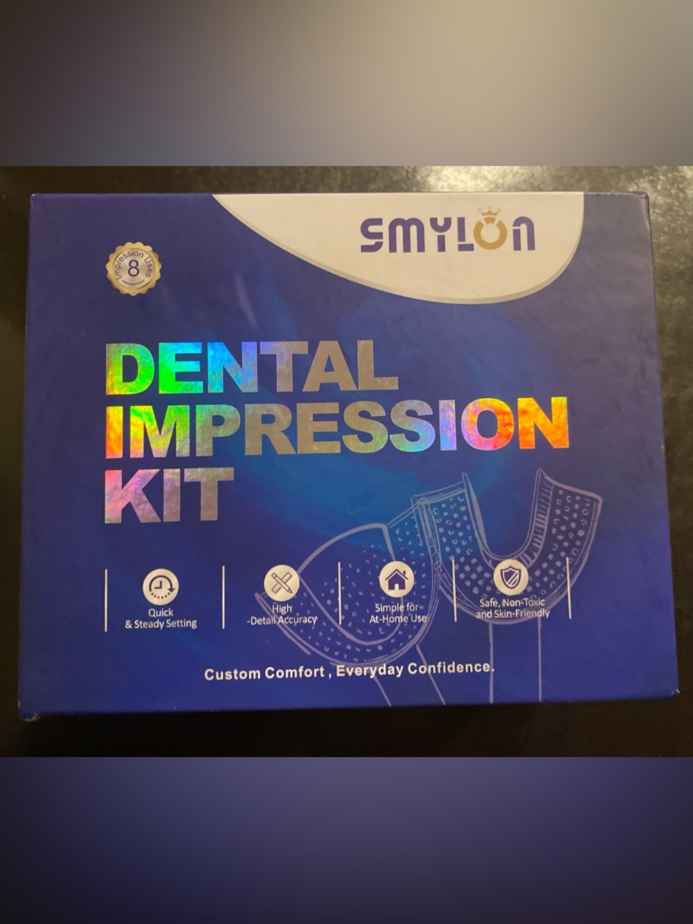 New Smylon Custom Partial Denture (1 Tooth) Kit NEW | At-Home Impression ✨😁